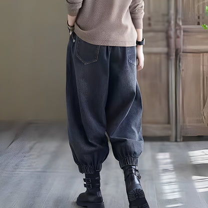 Shyanne - Klasické džíny s elastickým pasem pro dámy