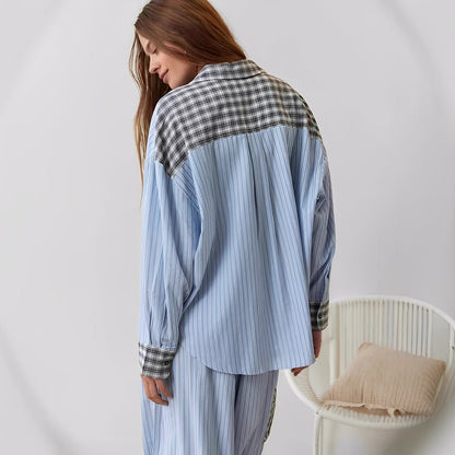 Elenora - Pohodlný, ležérní dvoudílný pyžamový set pro dámy