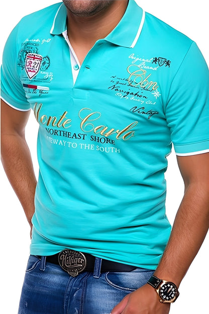 Brent - Lázivé Poloshirt s Vytiskem pro Muže