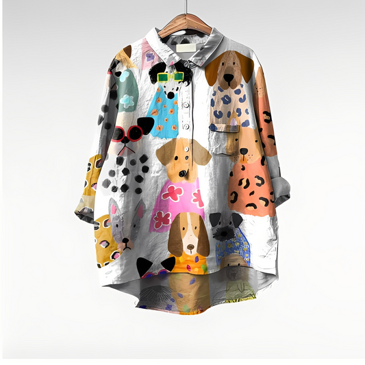 Eyden - Elegantní dámská dlouhá košile