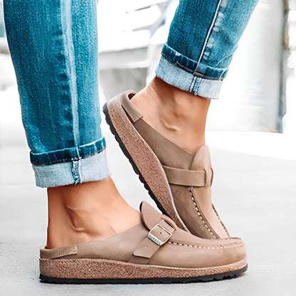 Briana - Pohodlné slip-on sandály s přezkou pro dámy