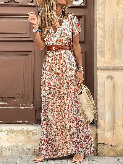 Dixie - Stylové letní šaty s boho potiskem pro dámy