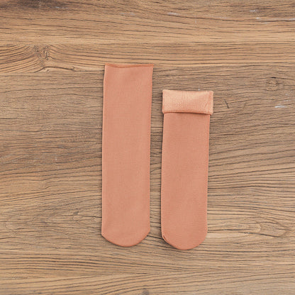 Gloria - Teplé sametové sněhové ponožky pro dámy