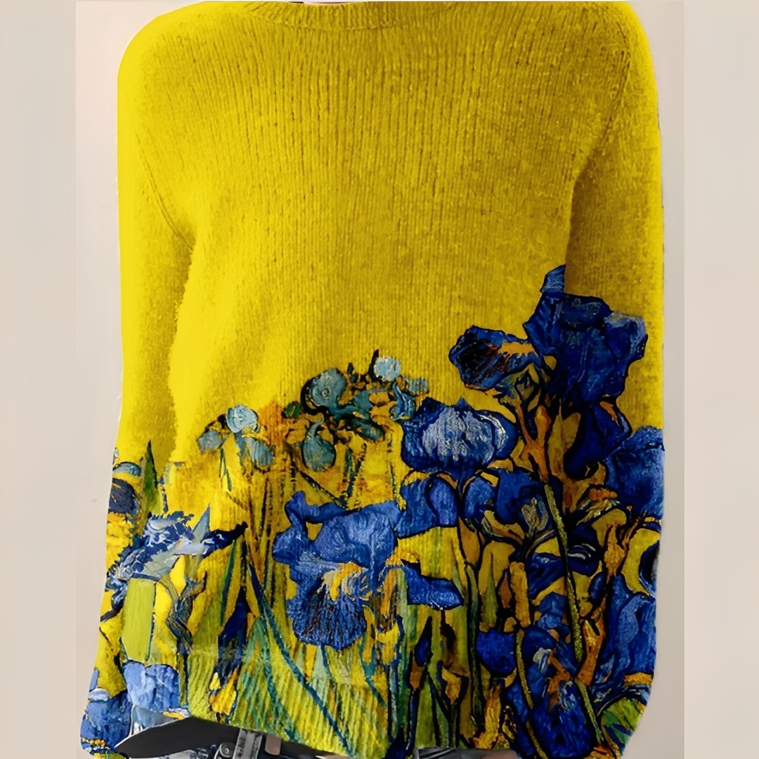 Liliane - Dámský zimní vlněný svetr na zimu