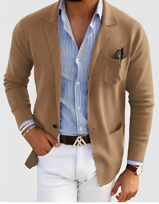 Giffard - Elegantní vlněná bunda s dvojitým řadem knoflíků pro muže