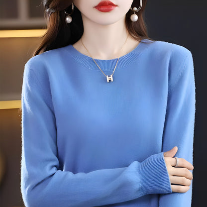Julia - Elegantní, úzký vlněný svetr pro ženy