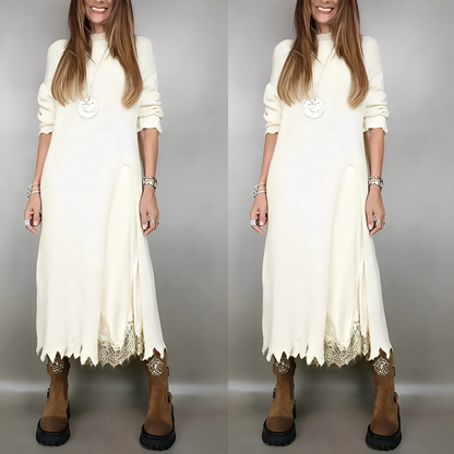 Fanny - Svetr z pleteniny a stylové dámské šaty