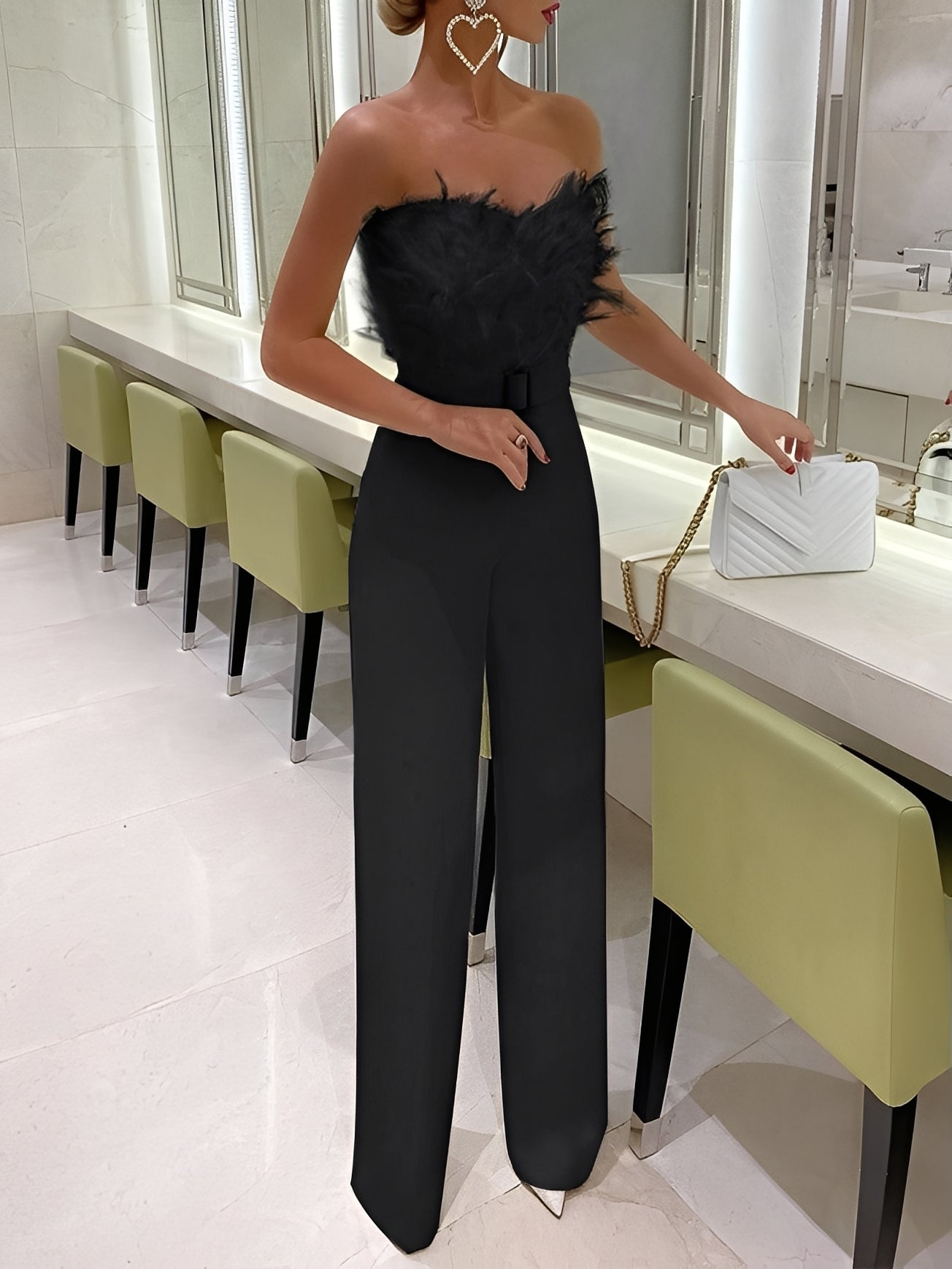 Valarie - Elegantní Tube-Top-Overal pro Dámy