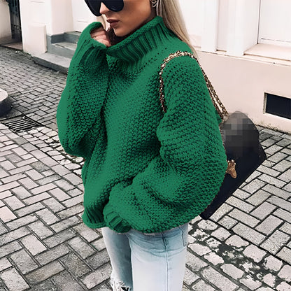 Paulina - Ležérní rolák ze silného pletení pro dámy