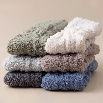 Neely - Unisex ponožky z teplého sametového fleecu