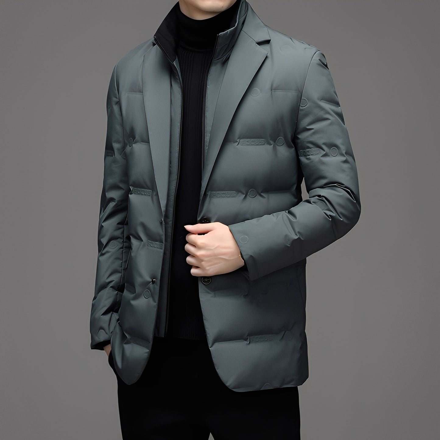 Darren - Neformální, elegantní pérová bunda pro muže
