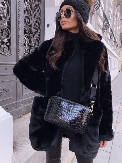 Jessamyn - Stylová, teplá umělá kožešinová bunda pro ženy