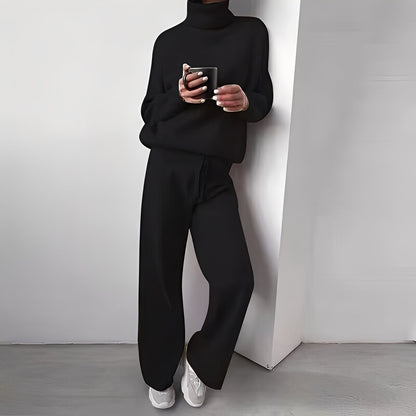 Kimberlee - Jednoduchá sada s vysokým límcem pro ženy