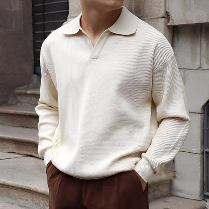 Ronald - Klasické tričko s dlouhým rukávem pro muže