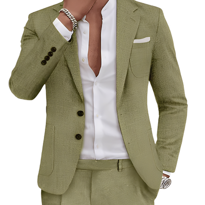 Clinton - Stylový oblek s kapsami pro muže