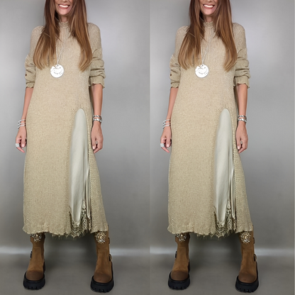 Fanny - Svetr z pleteniny a stylové dámské šaty