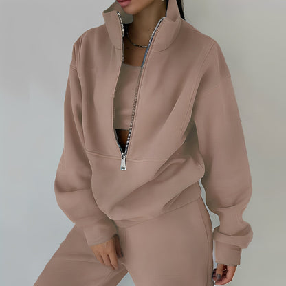 Mélissa - Dvoudílná oversize sada z pohodlné teplákoviny