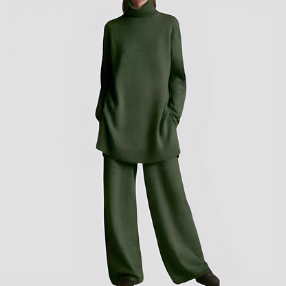 Jessica - Stylová lounge souprava s vysokým límcem pro dámy