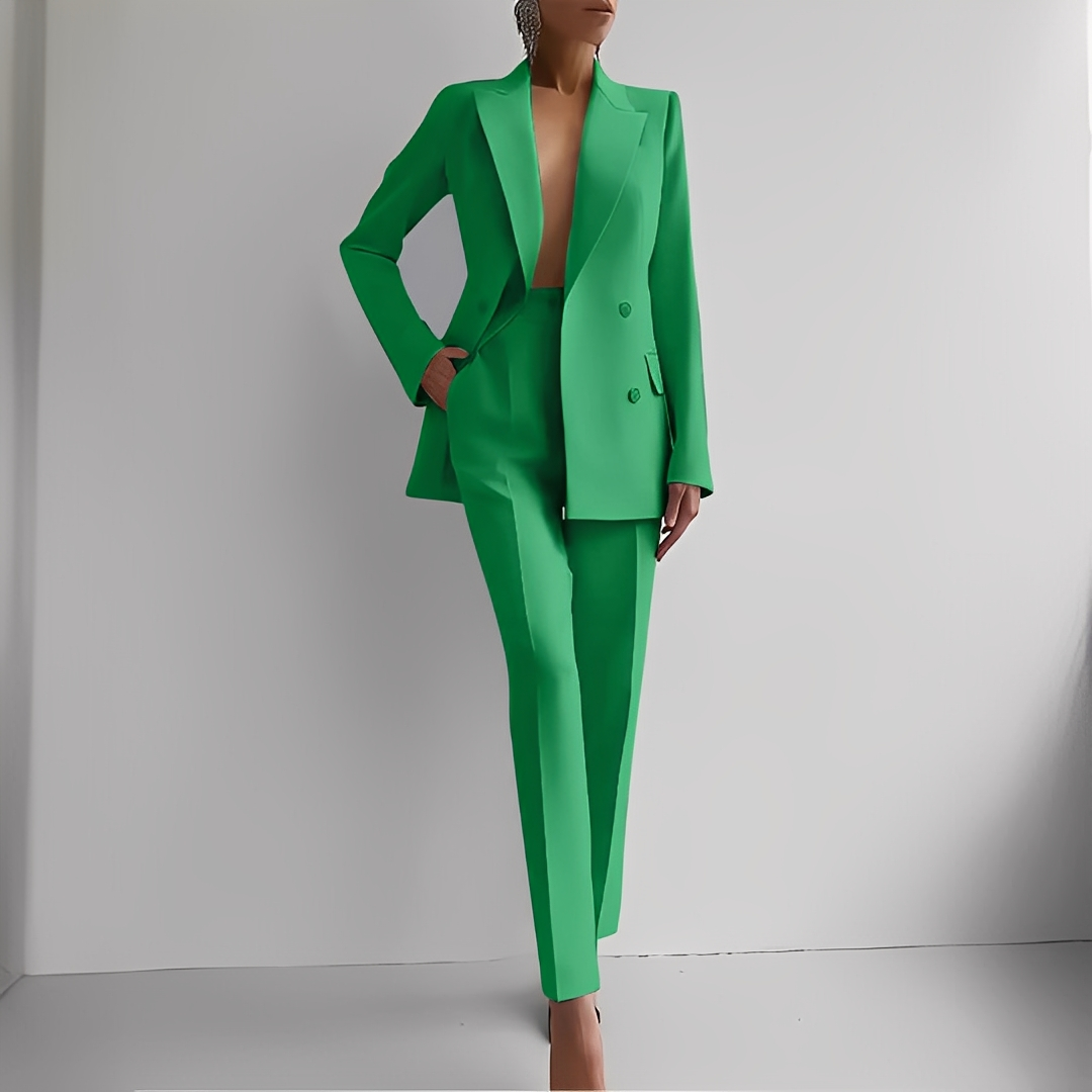 Marguerite - Dámský elegantní komplet s dlouhým sakem