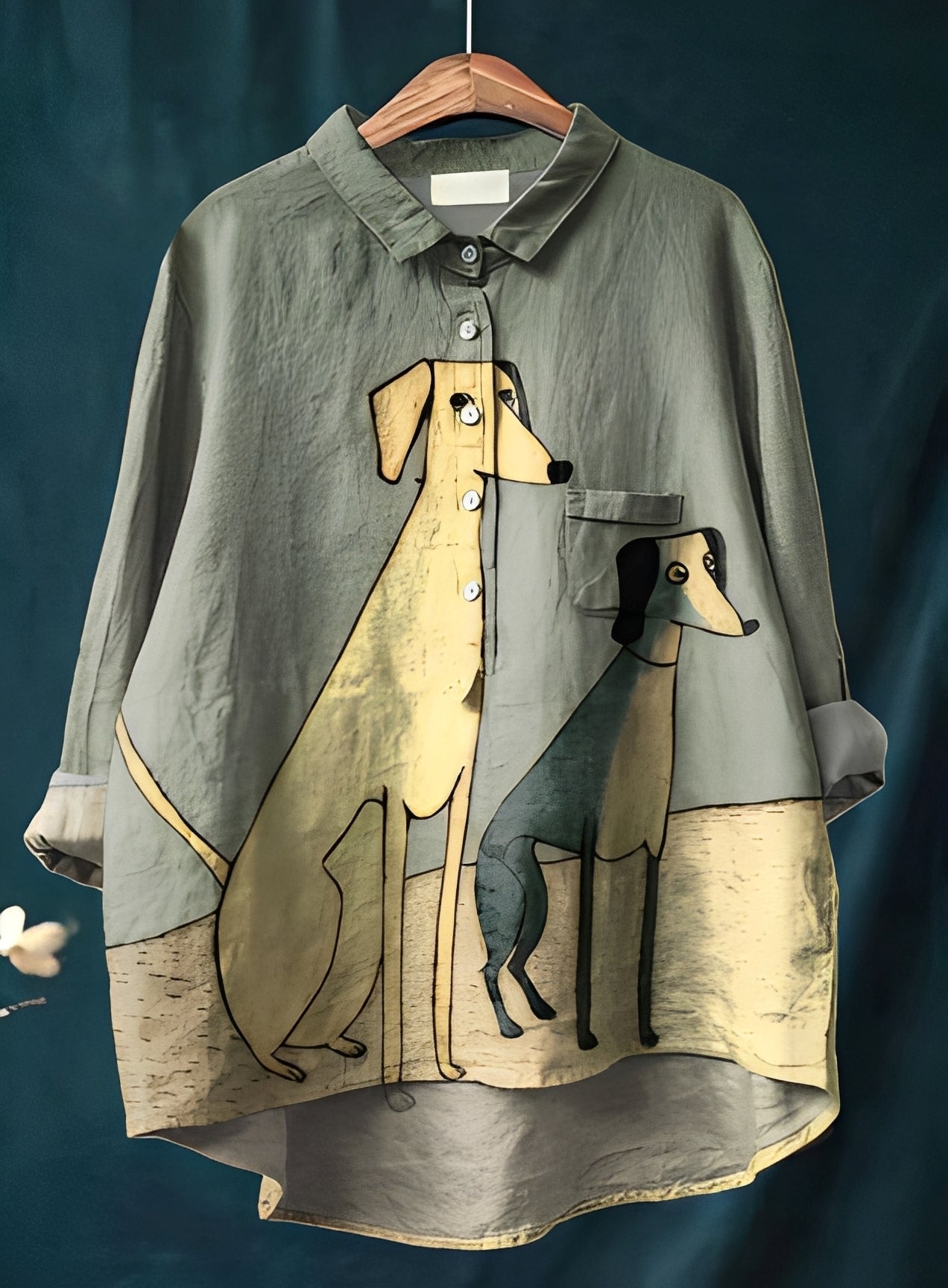 Eyden - Elegantní dámská dlouhá košile