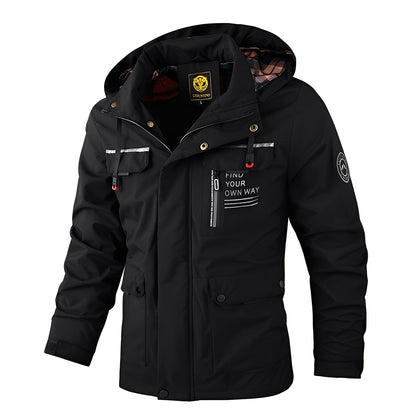 Fredrick - Vodotěsná, tlustá outdoorová bunda pro muže