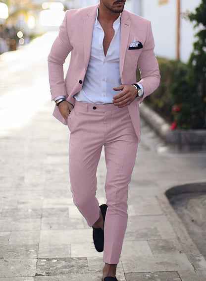 Gabriel - Elegantní Slim-Fit Oblek pro Muže