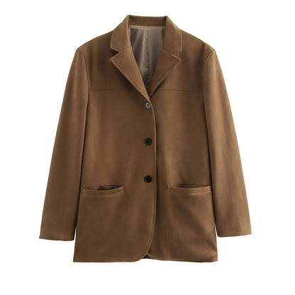 Ashlea - Elegantní sako s reversem a sukní pro dámy