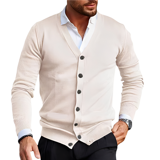 Kyler - Elegantní cardigan s knoflíkovou légou pro muže