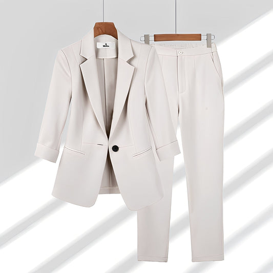 Andrea - Elegantní Blazer a Hosen Set pro ženy