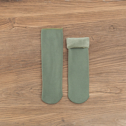 Gloria - Teplé sametové sněhové ponožky pro dámy