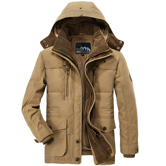 Bruce - Stylová kapucnovka s teplým podšívkou pro muže