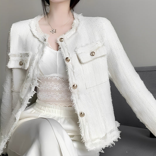 Rexanne - Módní krátká bunda s kapsami pro dámy