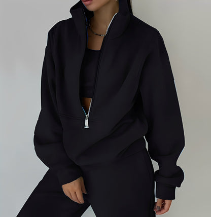 Mélissa - Dvoudílná oversize sada z pohodlné teplákoviny