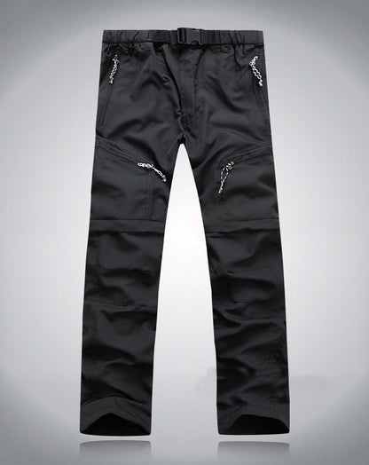 Derryl - Funkční elastické Zip-Off kalhoty pro muže