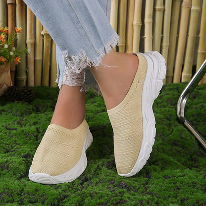 Malani - Moderní slip-on tenisky s klínovým podpatkem pro ženy