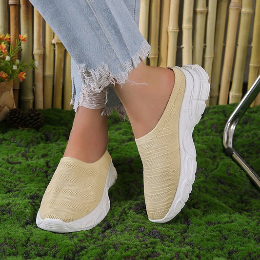 Malani - Moderní slip-on tenisky s klínovým podpatkem pro ženy