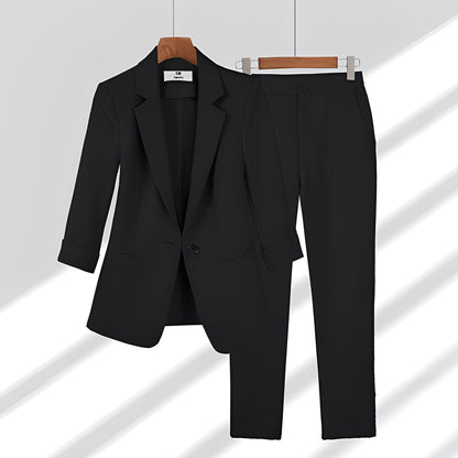Andrea - Elegantní Blazer a Hosen Set pro ženy