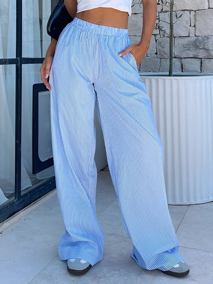 Malvina - Ležérní, jednoduché lounge kalhoty pro dámy