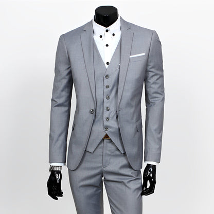 Darrell - Klasický, elegantní 3-dílný oblek pro muže
