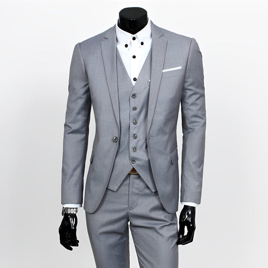 Darrell - Klasický, elegantní 3-dílný oblek pro muže