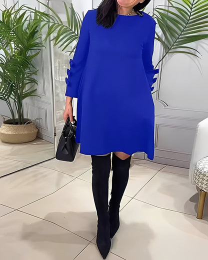 Elenora - Stylové šaty s dlouhými rukávy pro ženy