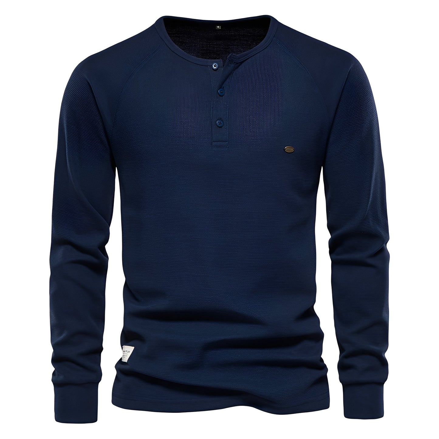 Joachim - Pánská košile s dlouhým rukávem ve vaflovém stylu