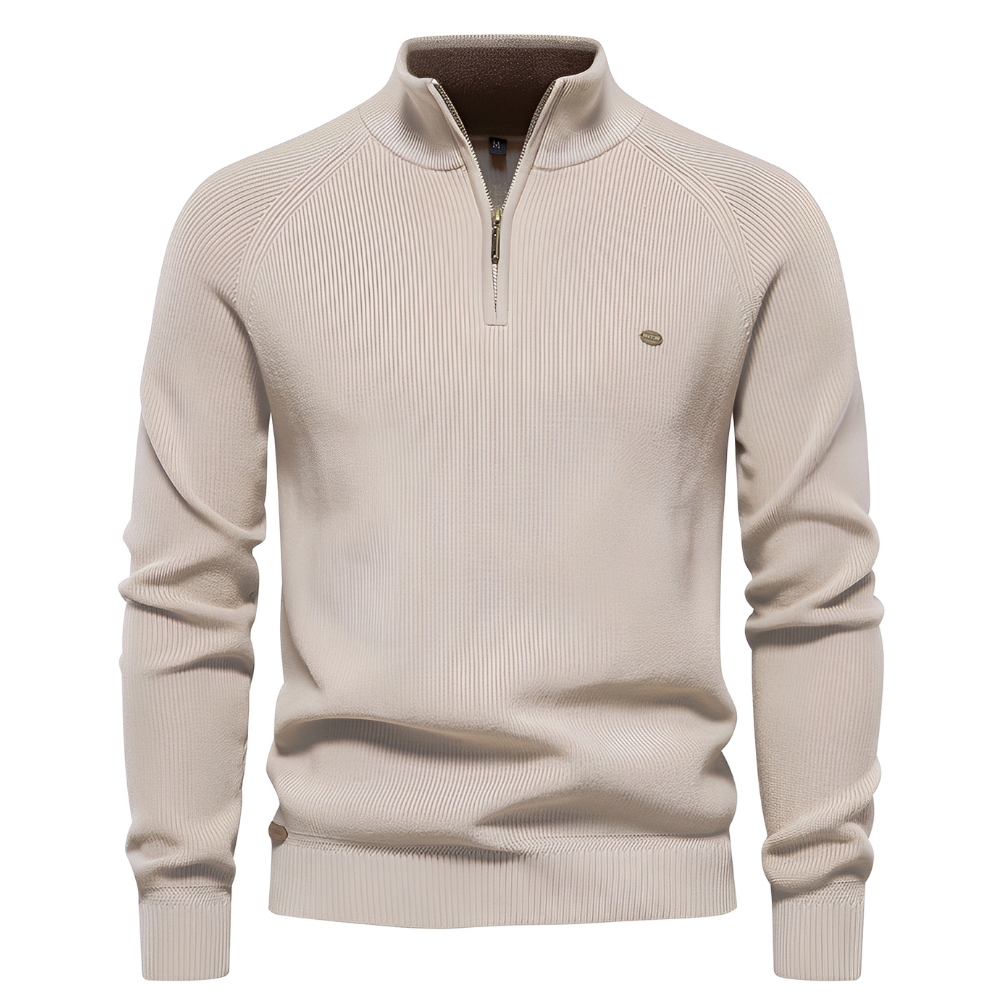 Brant - Stylový svetr s čtvrtinovým zipem pro muže