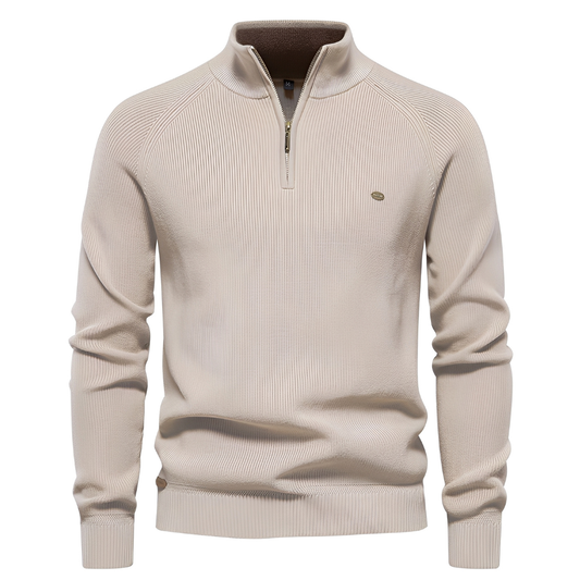 Brant - Stylový svetr s čtvrtinovým zipem pro muže