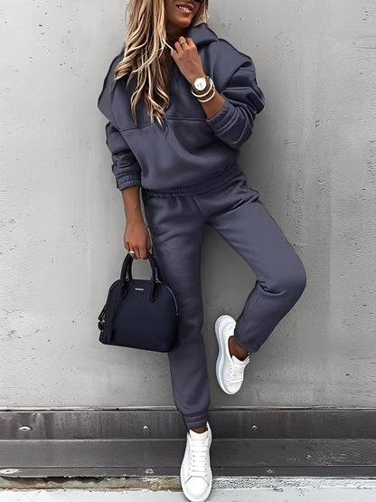 Dianna - Stylová tepláková souprava s kapucí pro ženy