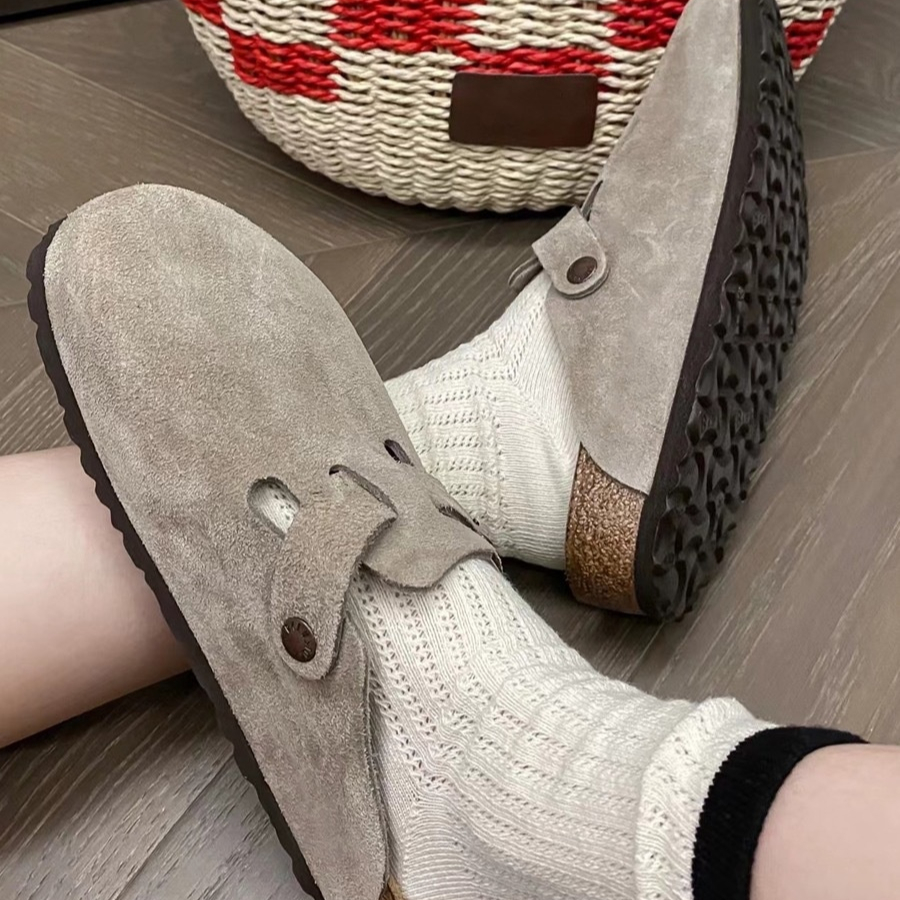 Davina - Unisex mokasíny z semišové kůže ve stylu staré peníze