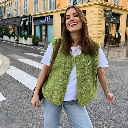 Vanessa - Ležérní fleece vesta pro dámy