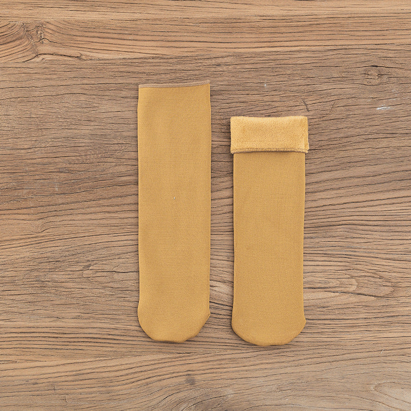 Gloria - Teplé sametové sněhové ponožky pro dámy