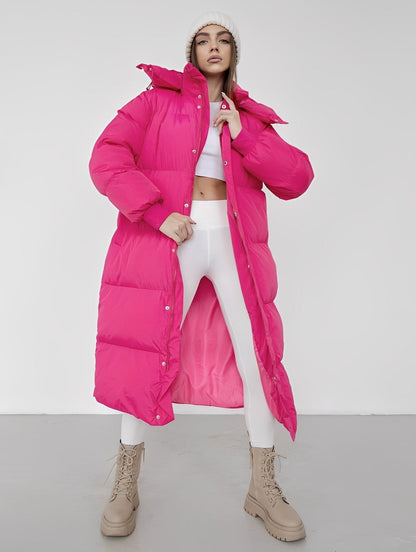 Eloise - Moderní, volně sedící kabát s kapucí pro dámy