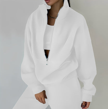 Mélissa - Dvoudílná oversize sada z pohodlné teplákoviny